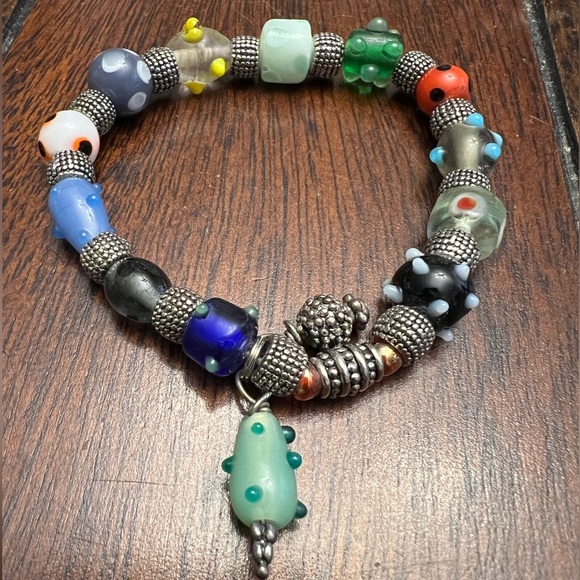 Glass bead jewelry set - Picture 5 of 5